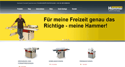 Desktop Screenshot of hammer-maschinen.de